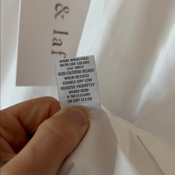 White off shoulder dress Liv & Laf NWT - Picture 5 of 6